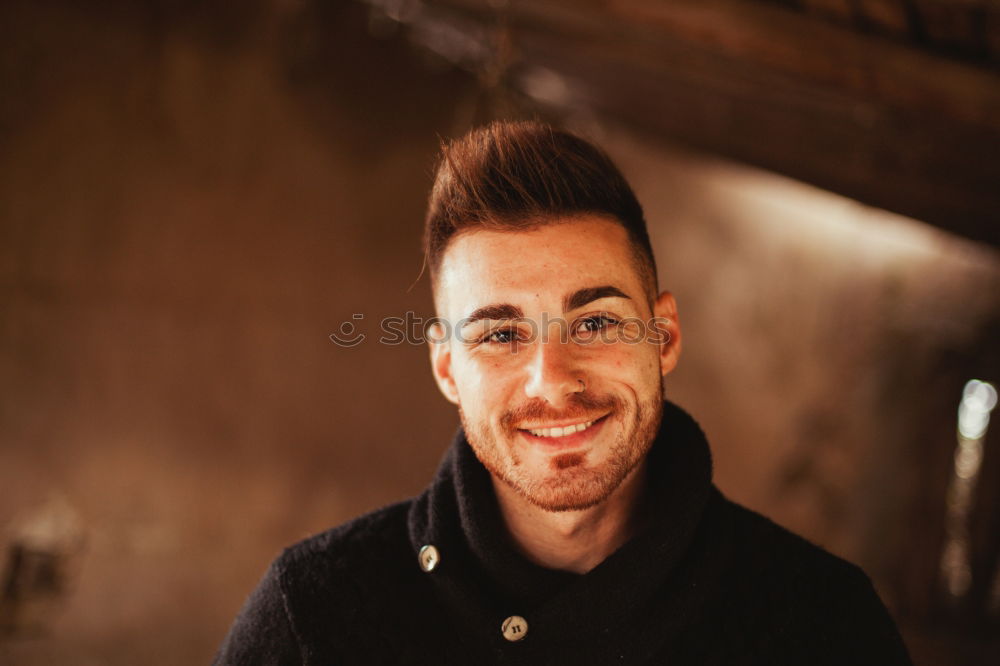 Similar – Image, Stock Photo Attractive guy with beard