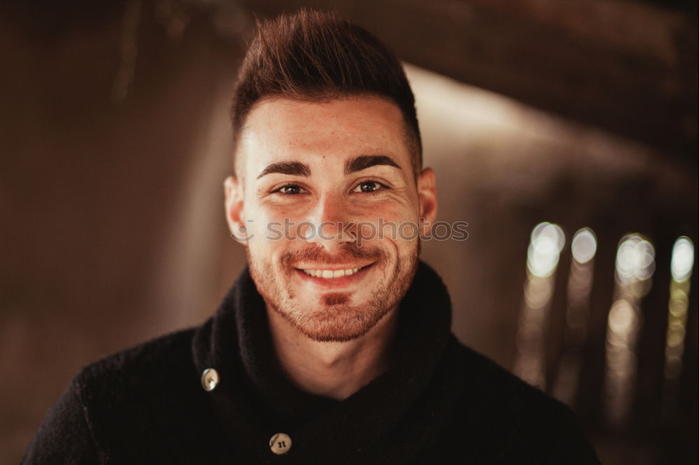 Similar – Image, Stock Photo Attractive guy with beard