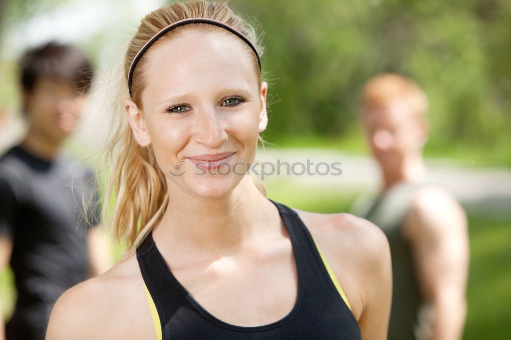 Similar – Four Healthy Women after outdoor exercise