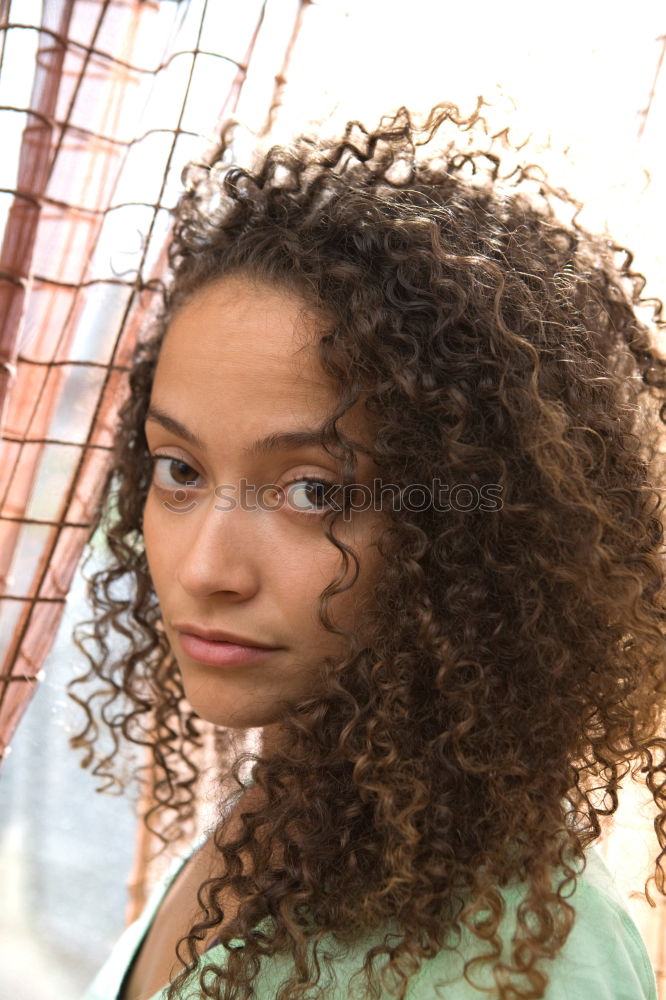 Similar – girl enjoying the sunshine on her face