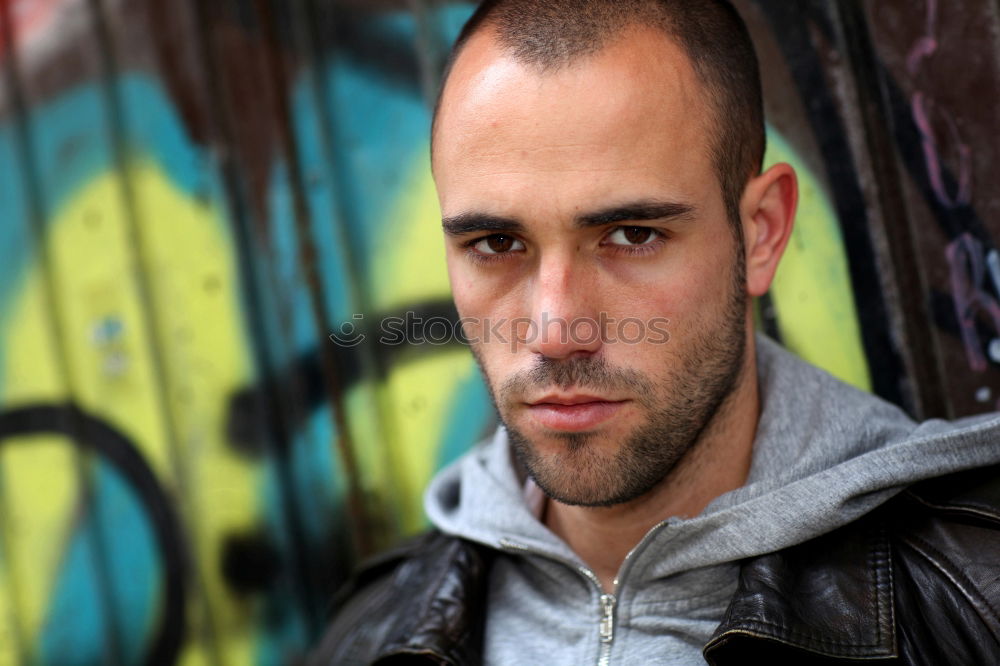 Similar – Image, Stock Photo Urban young man (92)