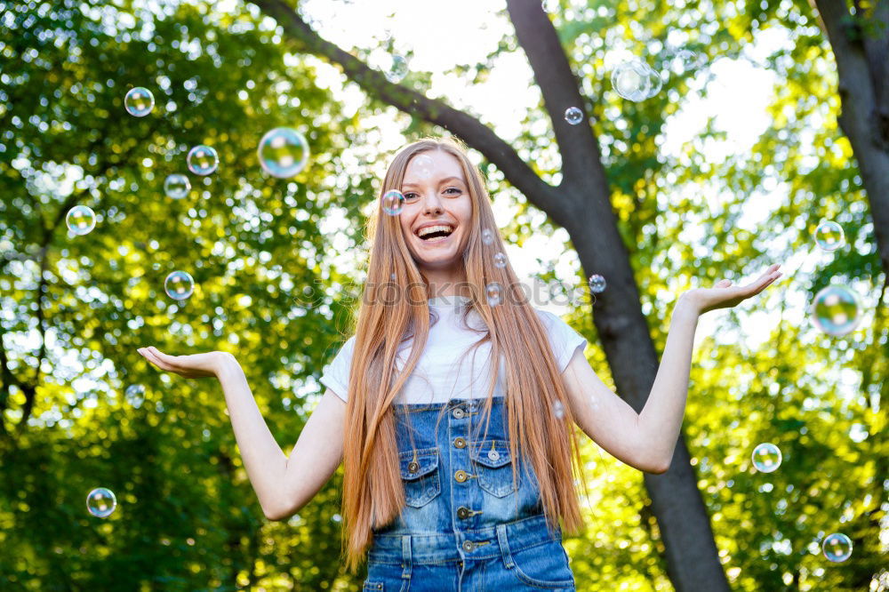 Similar – beauty girl with a cotton candy in a fair