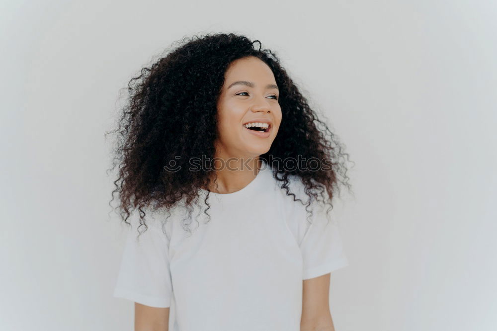 Similar – Image, Stock Photo Young dark skinned woman with dreadlocks