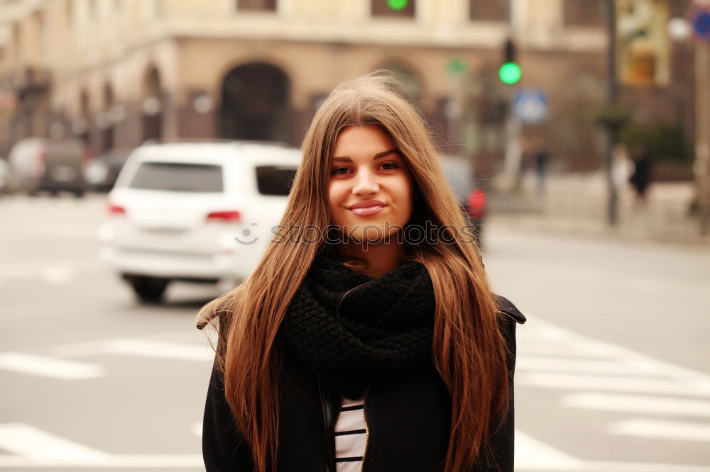 Similar – Young and happy woman in a swing