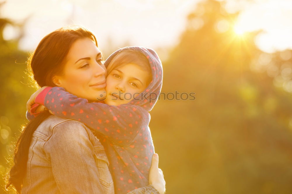 Similar – Image, Stock Photo Red haired mom and her daughter