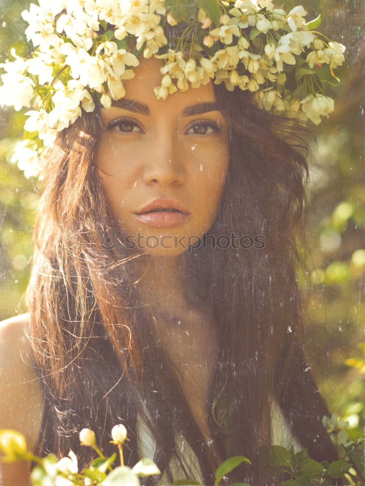 Similar – Image, Stock Photo Beautiful teen girl wearing headband