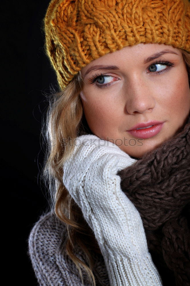 Similar – Image, Stock Photo Woman standing on the street with blur background