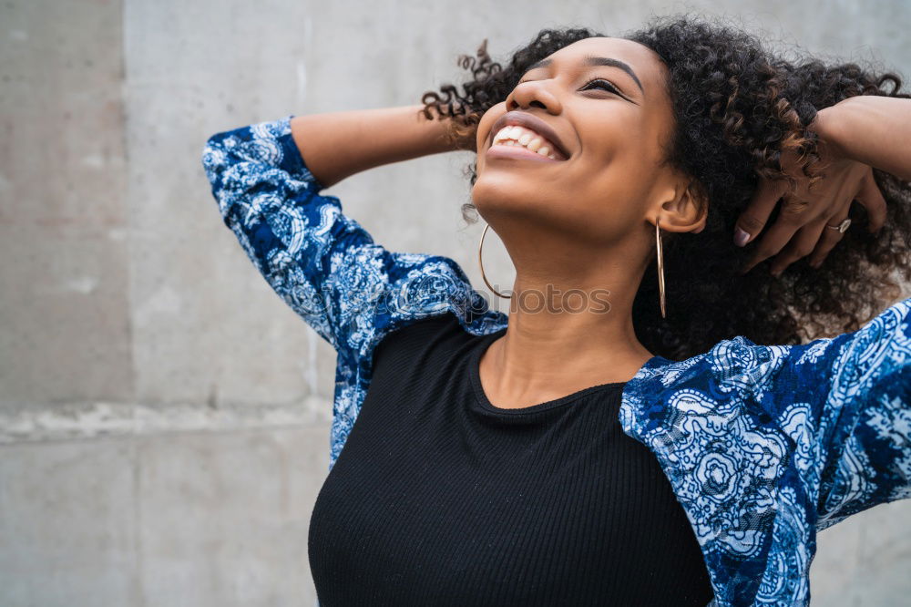 Similar – beautiful afroamerican woman talking on mobile phone