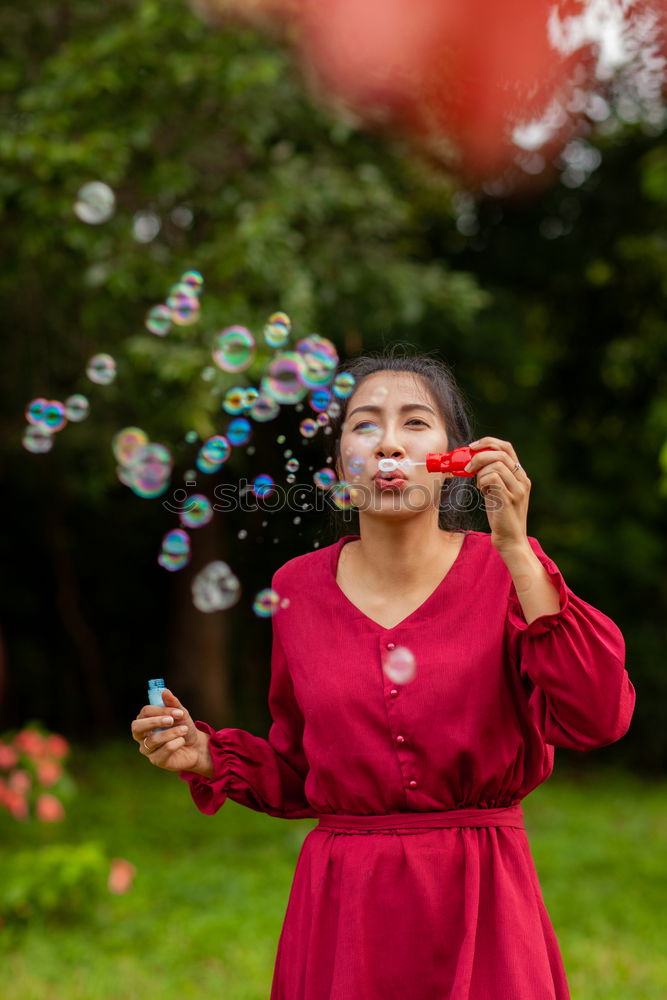 Similar – Red umbrella Chinese girl