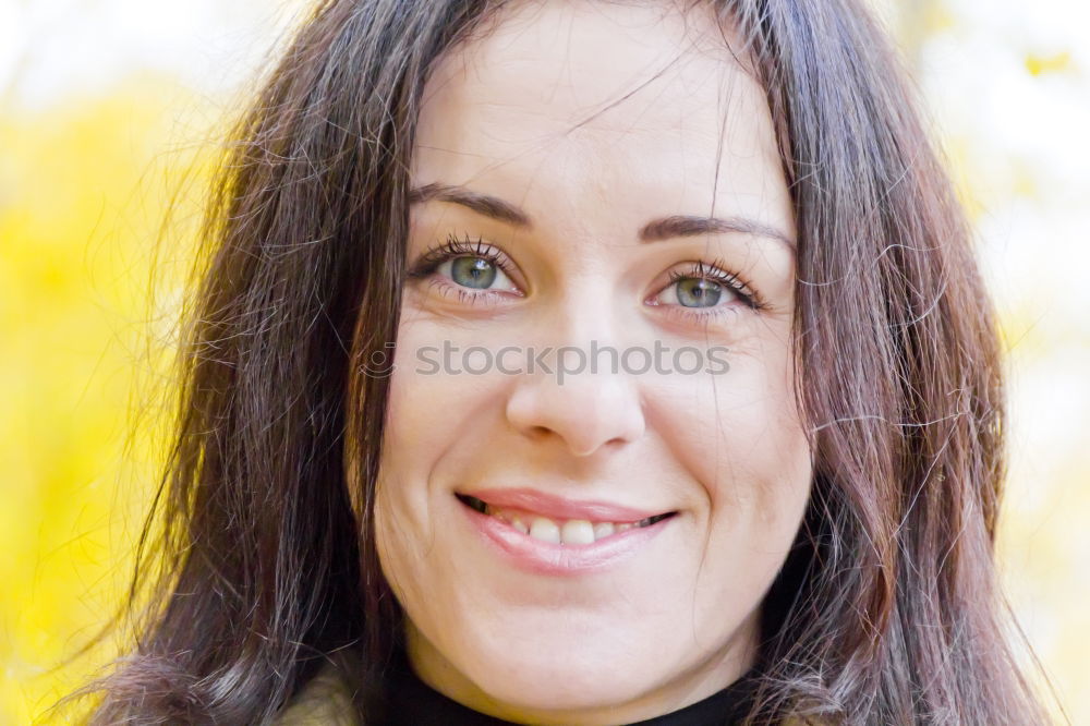 Similar – Woman with flower wreath