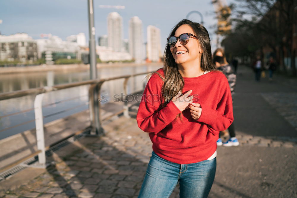 Similar – Image, Stock Photo Girl at English Bay Beach in Vancouver, BC, Canada