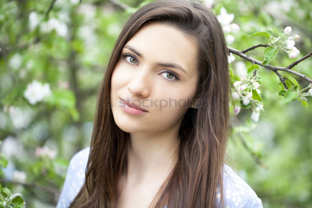 Similar – Image, Stock Photo contented Feminine