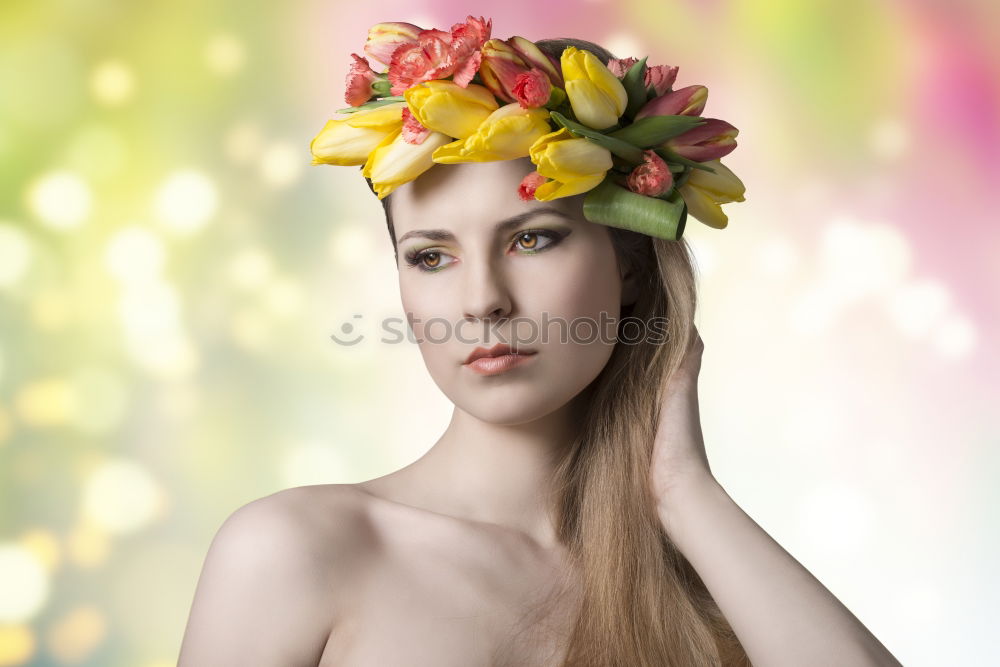 Similar – Image, Stock Photo Through the flower