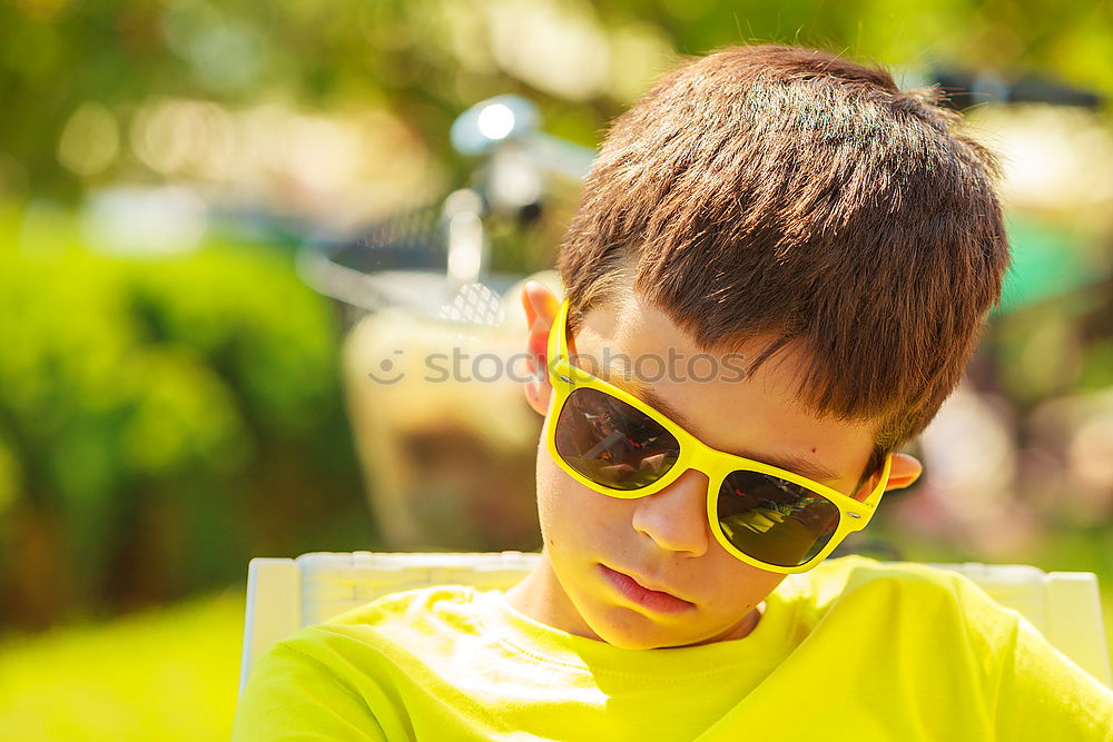 Similar – Image, Stock Photo summer portrait Lifestyle