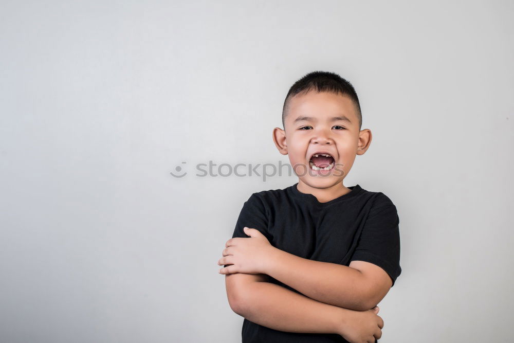 Similar – asian boy alone in the house,