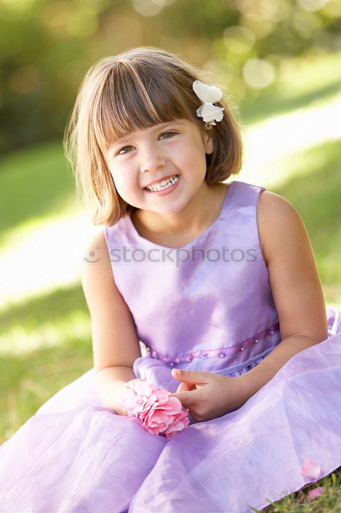 Similar – Image, Stock Photo Little girl smiling