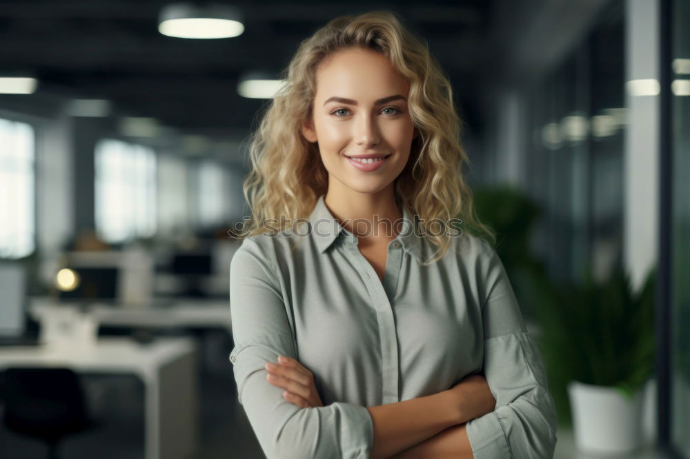 Similar – Portrait of smart elegant woman