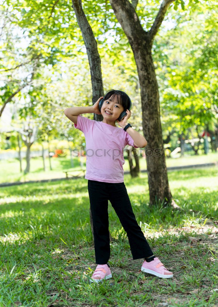 Similar – Runner woman jogging at the park