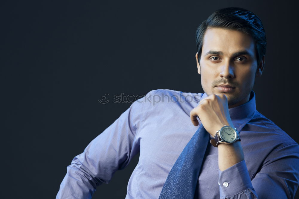 Similar – Image, Stock Photo Elegant Young Businessman in the Street