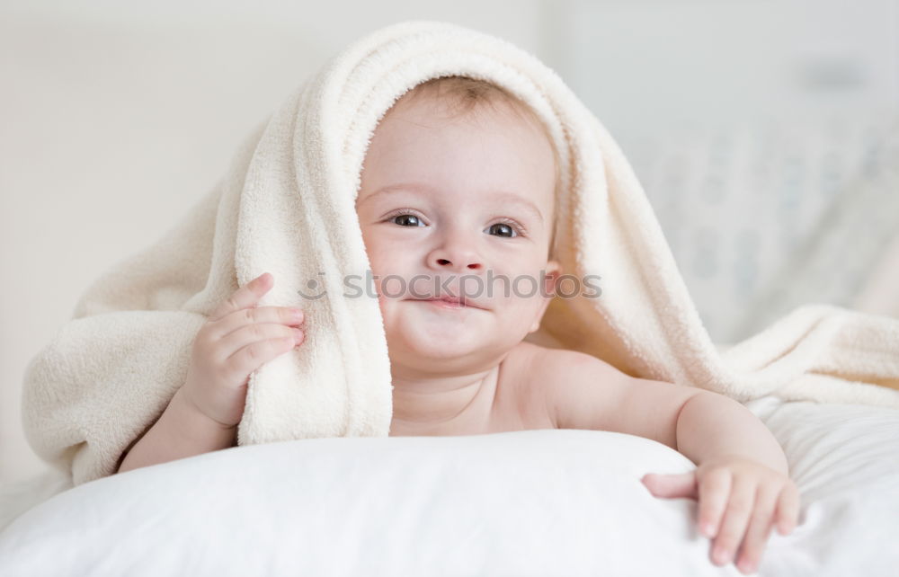 Similar – Baby with one years old getting out of bed