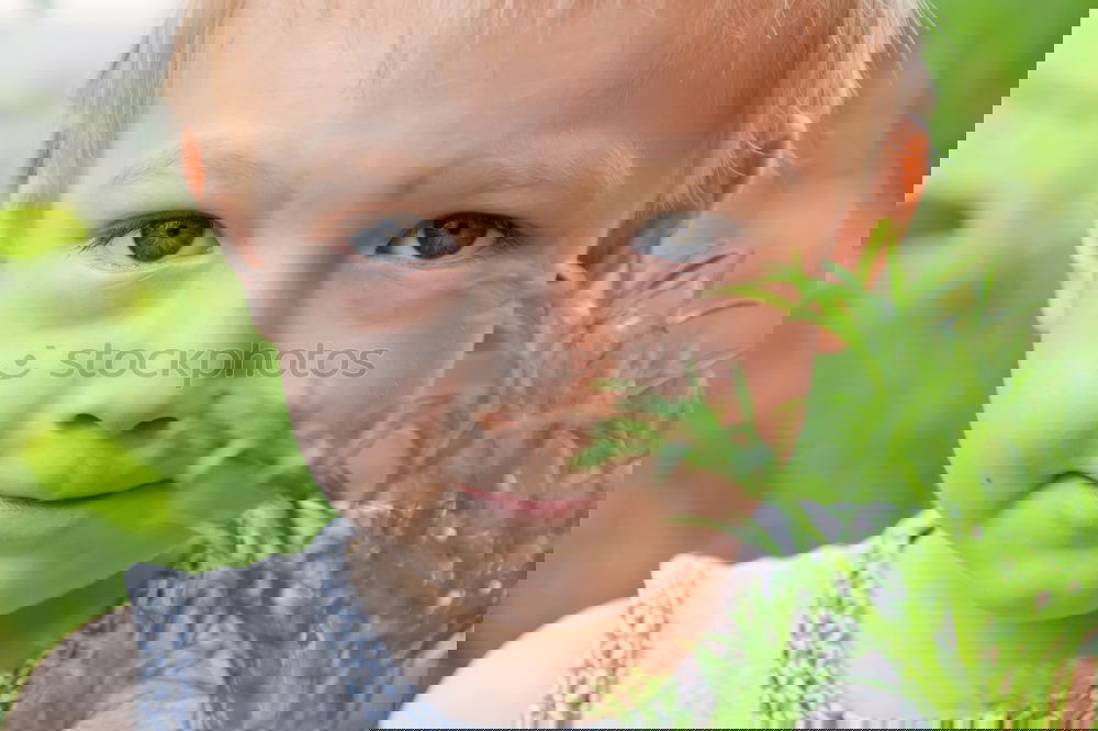 Similar – Image, Stock Photo Childhood | own harvest