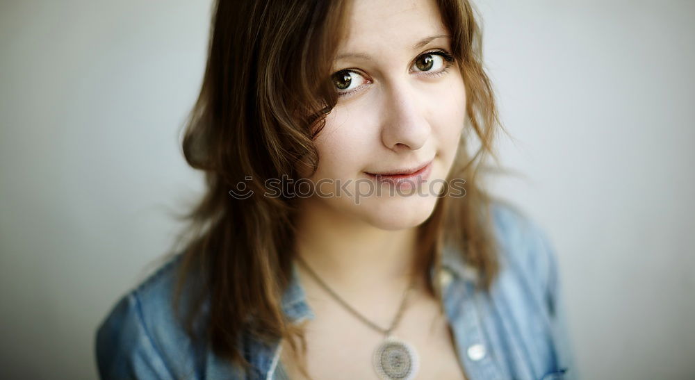 Similar – Image, Stock Photo dimple child Cap Grinning