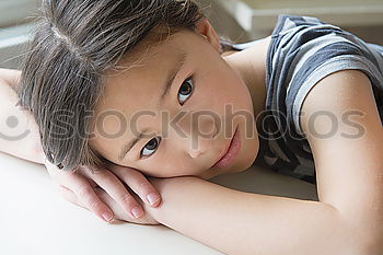 Image, Stock Photo rest Feminine Girl