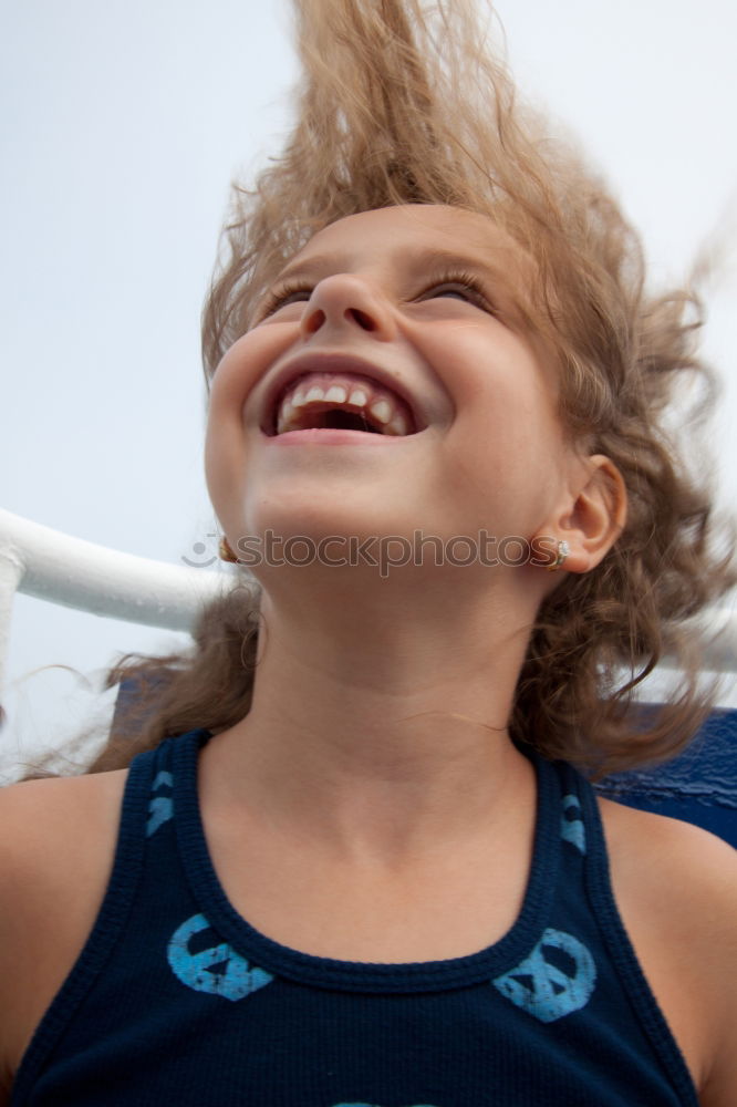 Similar – Image, Stock Photo Young girl in Barcelona