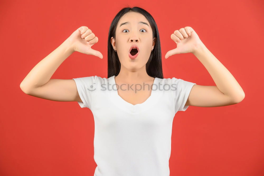 Image, Stock Photo wohoo Feminine Young woman