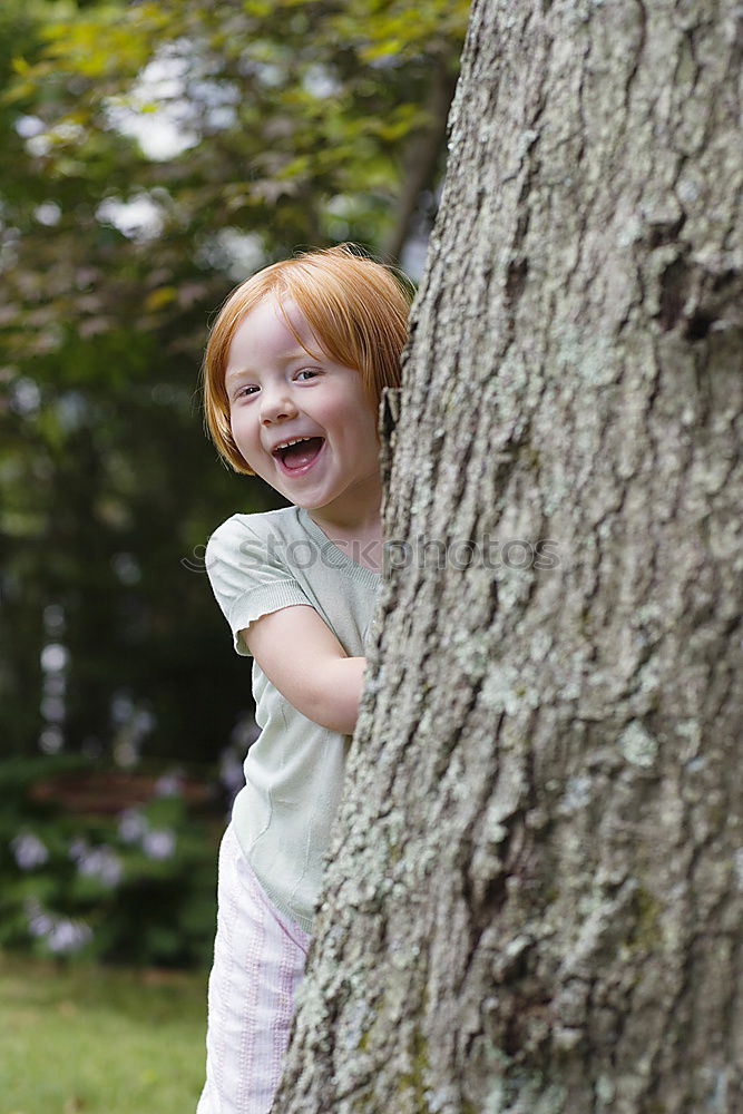 Similar – Toddler sitting in a tree