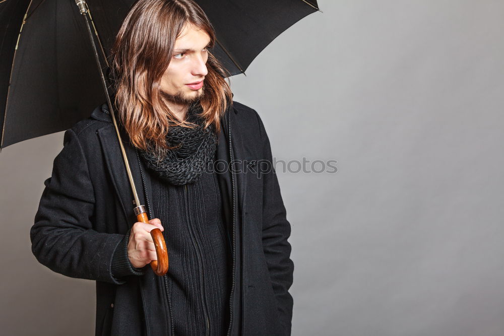 Similar – Image, Stock Photo Pretty woman posing at case