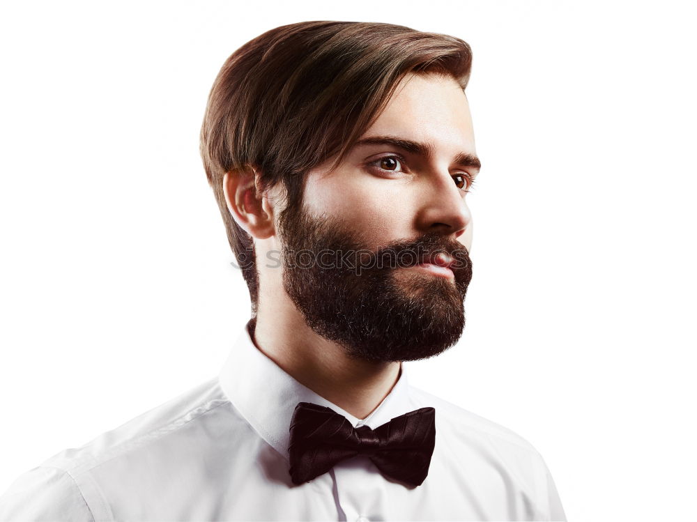 Similar – Image, Stock Photo Man with full beard