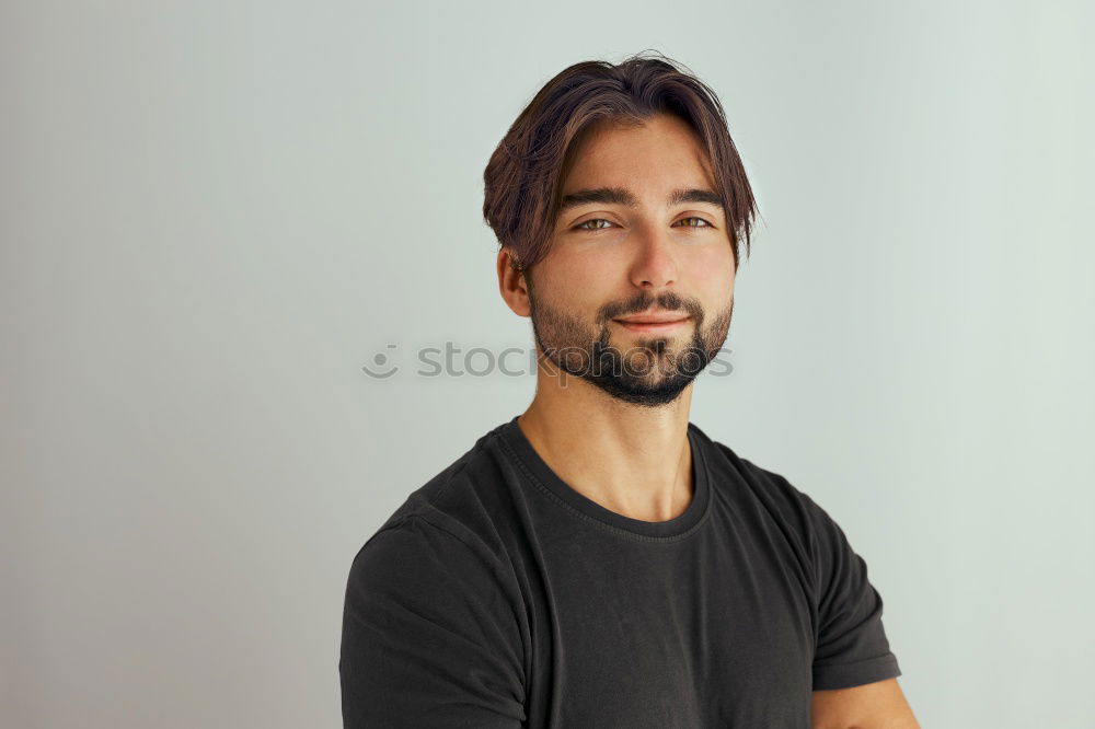 Similar – Image, Stock Photo portrait 3 Masculine