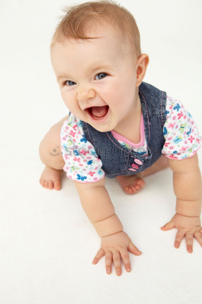 Similar – portrait of a beautiful baby girl at home. Family concept indoor