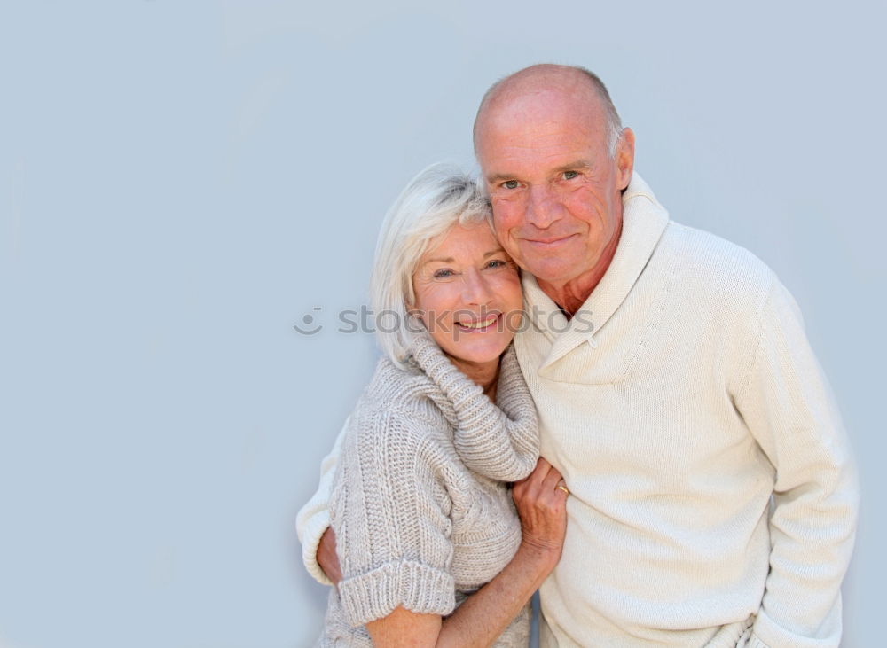 Similar – Retired couple in the green