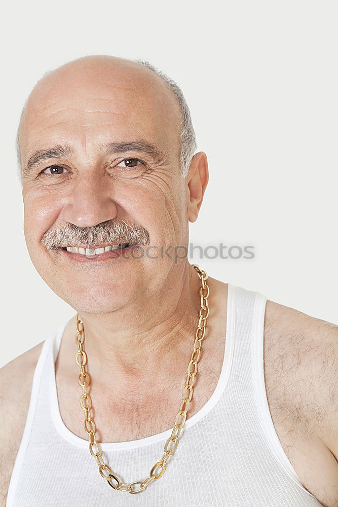 Similar – Image, Stock Photo Mature man looking at camera in urban background.