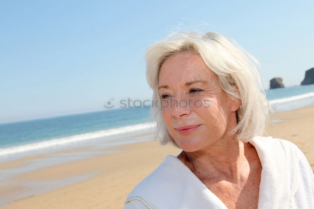 Similar – Image, Stock Photo woman enjoying nature on the mount