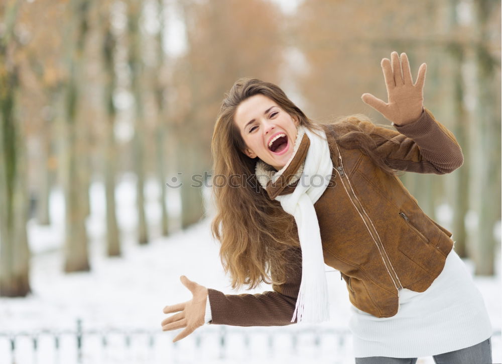 Similar – Image, Stock Photo Portrait of a Young woman using her mobile phone.