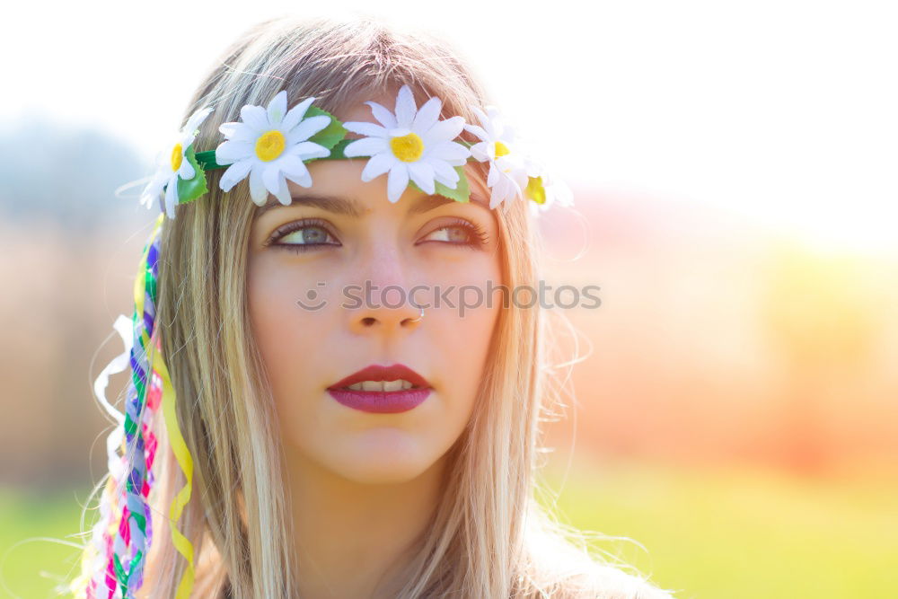 Similar – Natural portrait of young girl