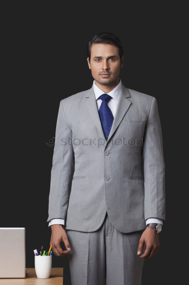 Image, Stock Photo Elegant Young Businessman in the Street