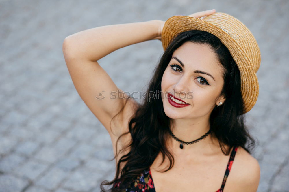 Similar – Beautiful caucasian woman smoking cigarette.Urban lifestyle