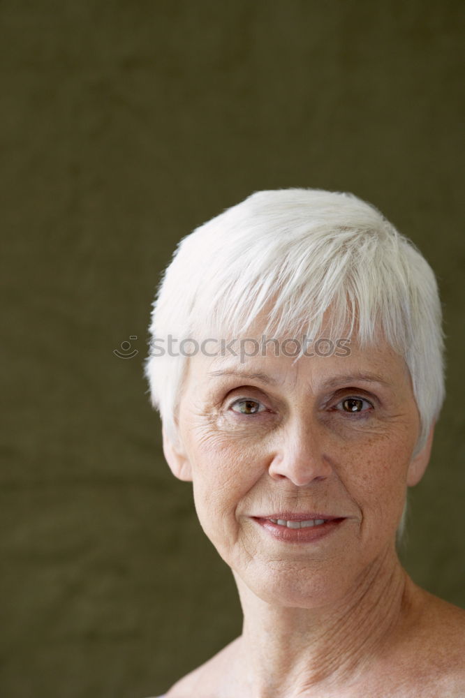 Similar – Portrait of a senior citizen