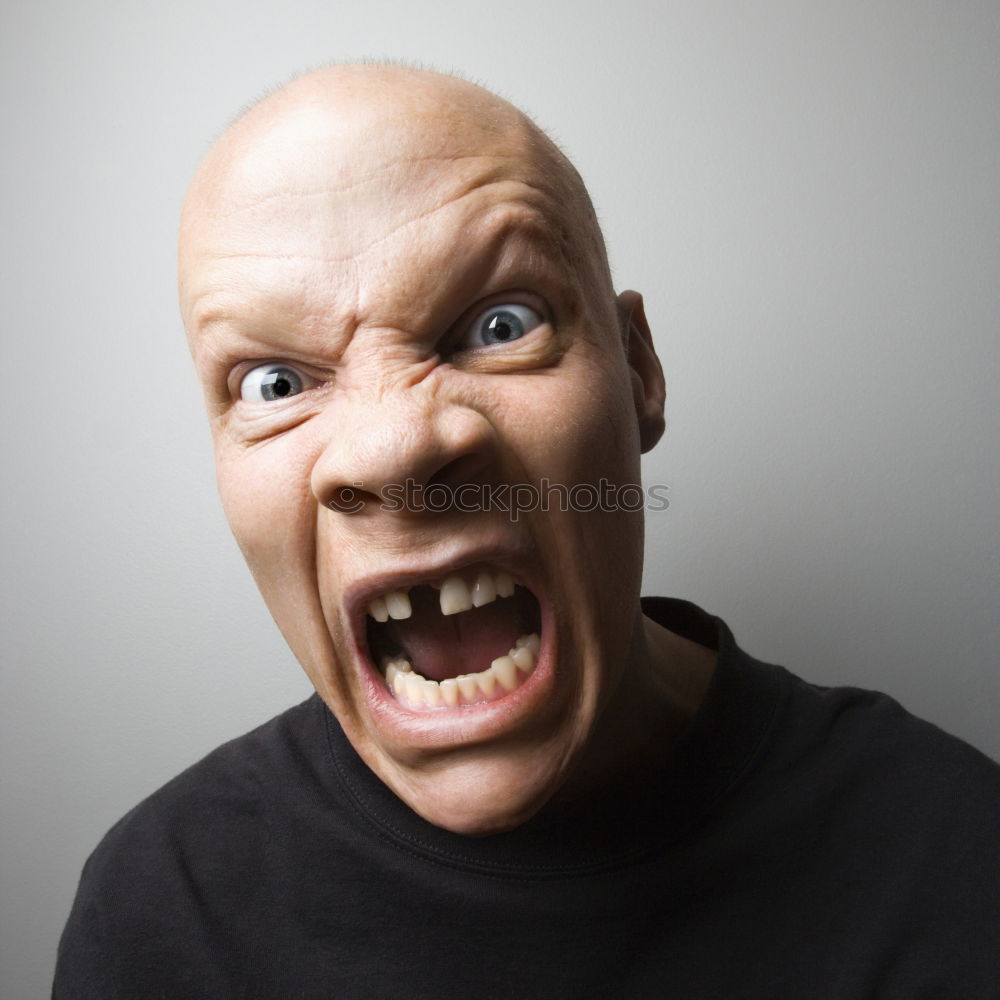 Similar – rage Human being Face