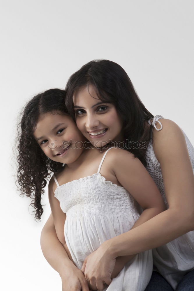 Similar – Image, Stock Photo Playing mother and daughter