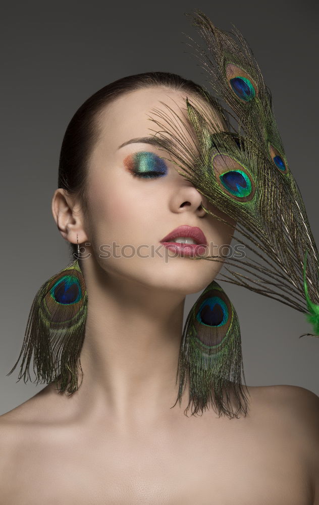 Similar – Fashion portrait woman with accessories