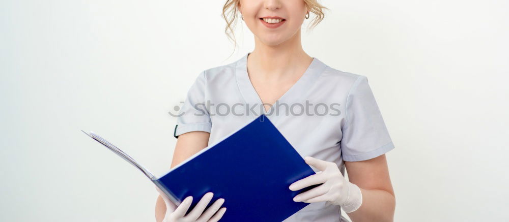 Image, Stock Photo Closeup on a man holding a bible