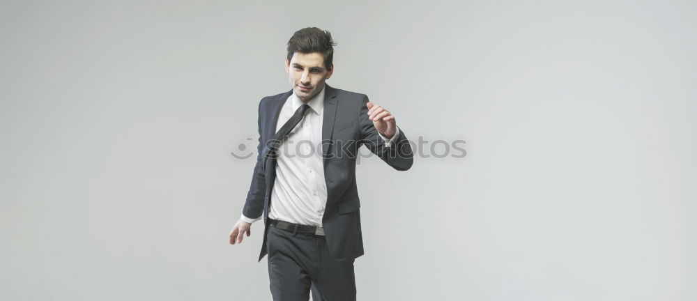 Similar – Image, Stock Photo Business man hanging with the tie