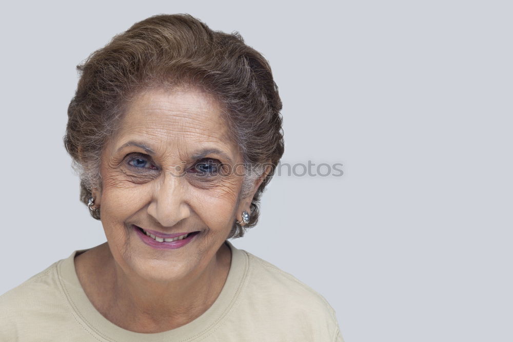 Similar – Image, Stock Photo happy mature woman in her sixties