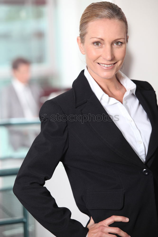 Similar – Single confident and attractive female businesswoman