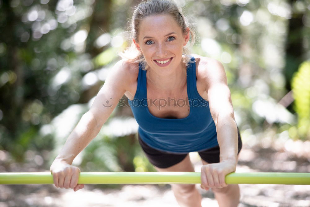 Similar – Image, Stock Photo Chins Sports Fitness